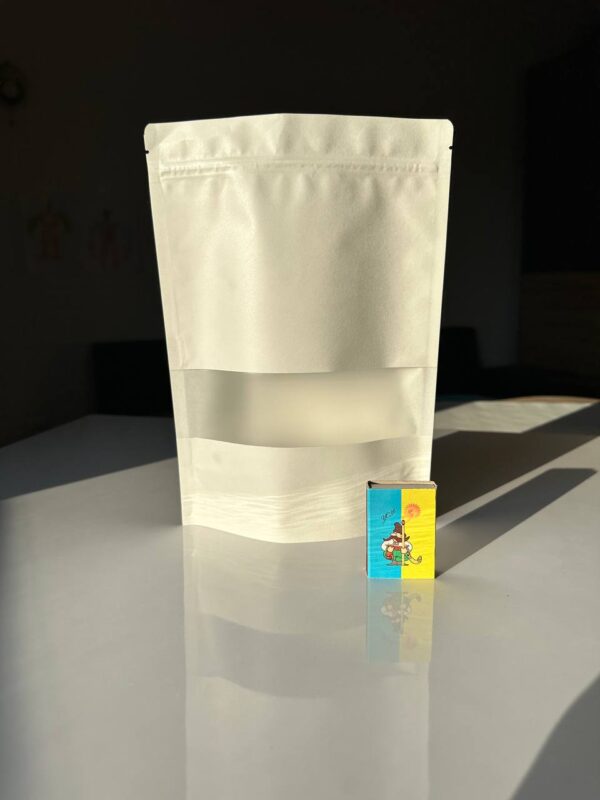 зображення_viber_2025-09-20_23-40-28-030 Водостійкий дой пак 18*26 см 500 г вікно зіп крафт білий глянцевий