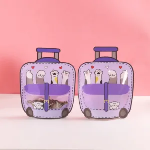 зображення_viber_2025-11-02_21-39-37-182 Пакет 24*30+10 см для солодощів дитячий святковий на день народження мультяшна валіза фіолетова