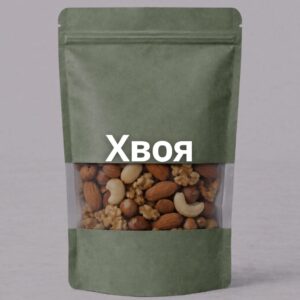 Дой пак 10*15 см на 50 г вікно зіп крафтовий тримає печатку